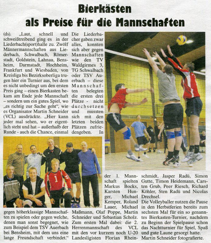 Bericht in der Kelkheimer Zeitung am 28.10.2010